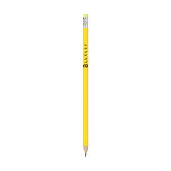 Vue Pencil crayon de bois de couleur jaune| Krokrodeal