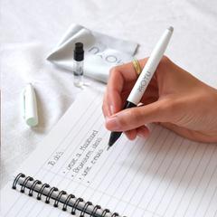 Vue MOYU Erasable Stone Paper Notebook SoftCover 18 pages de couleur noir| Krokrodeal