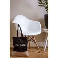 Vue Combi Organic Shopper (160 g/m²) sac shopping de couleur noir| Krokrodeal
