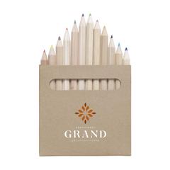 Vue Pastelli crayons de couleur de couleur marron| Krokrodeal