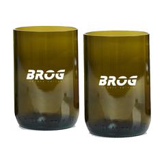 Vue Rebottled® Tumbler 2-pack verres de couleur vert| Krokrodeal