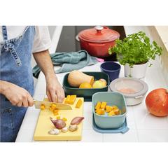 Vue Mepal Cirqula bol rectangulaire multi-usage 1L lunchbox de couleur noir| Krokrodeal