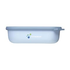 Vue Mepal Cirqula bol rectangulaire multi-usage 1L lunchbox de couleur bleu| Krokrodeal