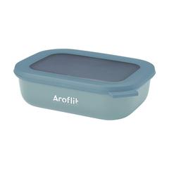 Vue Mepal Cirqula bol rectangulaire multi-usage 1L lunchbox de couleur vert| Krokrodeal