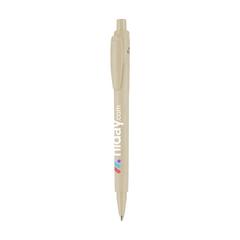 Vue Stilolinea Baron 03 Total Recycled stylo de couleur beige| Krokrodeal