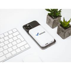 Vue Force Magnetic Recycled Wireless Powerbank 5000 de couleur blanc| Krokrodeal