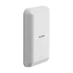 Vue Force Magnetic Recycled Wireless Powerbank 5000 de couleur blanc| Krokrodeal
