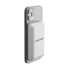 Vue Force Magnetic Recycled Wireless Powerbank 5000 de couleur blanc| Krokrodeal
