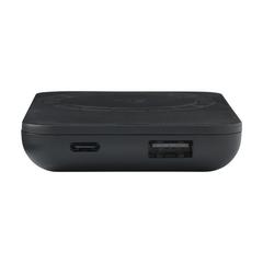 Vue Force Magnetic Recycled Wireless Powerbank 5000 de couleur noir| Krokrodeal