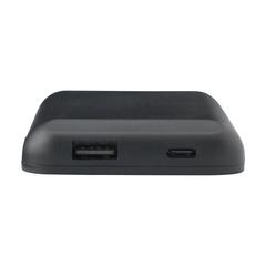Vue Force Magnetic Recycled Wireless Powerbank 5000 de couleur noir| Krokrodeal