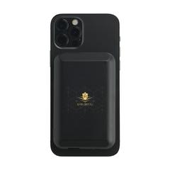 Vue Force Magnetic Recycled Wireless Powerbank 5000 de couleur noir| Krokrodeal