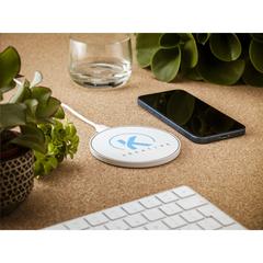 Vue Coil Recycled Wireless Charger chargeur sans fil de couleur blanc| Krokrodeal
