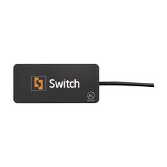 Vue Tecco GRS Recycled Alu USB Hub de couleur noir| Krokrodeal
