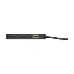 Vue Tecco GRS Recycled Alu USB Hub de couleur noir| Krokrodeal