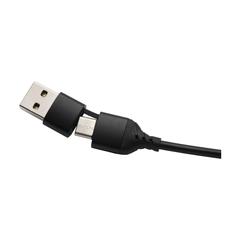 Vue Tecco GRS Recycled Alu USB Hub de couleur noir| Krokrodeal