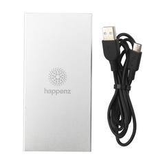 Vue Tecco GRS Recycled Alu Powerbank 5000 chargeur externe de couleur gris| Krokrodeal