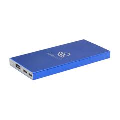 Vue Tecco GRS Recycled Alu Powerbank 5000 chargeur externe de couleur bleu| Krokrodeal