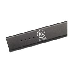Vue Tecco GRS Recycled Alu Powerbank 5000 chargeur externe de couleur noir| Krokrodeal
