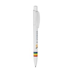 Vue Stilolinea Tropic Fantasy stylo de couleur blanc| Krokrodeal