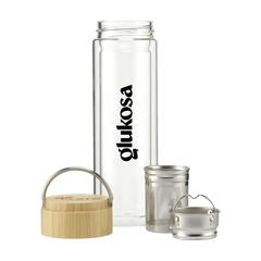 Vue Nara Tea Bottle 300 ml bouteille de couleur marron| Krokrodeal