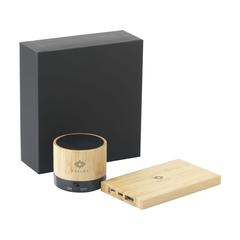 Vue PowerBox Bamboo coffret de couleur marron| Krokrodeal