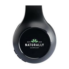 Vue Sonar Recycled Headphone casque audio de couleur noir| Krokrodeal