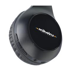 Vue Sonar Recycled Headphone casque audio de couleur noir| Krokrodeal