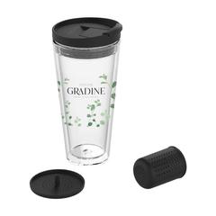 Vue Trans Tea Infuser 350 ml tasse de couleur noir| Krokrodeal
