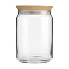 Wood Jar Pot de Rangement publicitaire pas cher