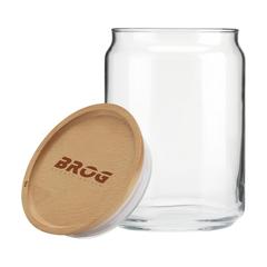 Vue Wood Jar Pot de Rangement de couleur translucide| Krokrodeal