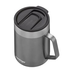 Vue Contigo® Streeterville Desk Mug 420 ml gobelet thermos de couleur gris| Krokrodeal
