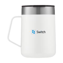 Vue Contigo® Streeterville Desk Mug 420 ml gobelet thermos de couleur blanc| Krokrodeal