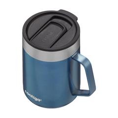 Vue Contigo® Streeterville Desk Mug 420 ml gobelet thermos de couleur bleu| Krokrodeal