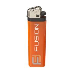 Vue Flint briquet de couleur orange| Krokrodeal