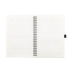 Vue Milk-Carton Wire-O Notebook A5 bloc-notes de couleur beige| Krokrodeal