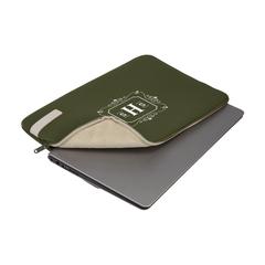 Vue CaseLogic Reflect 15,6i Laptop Sleeve housse ordinateur de couleur vert| Krokrodeal
