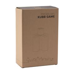 Vue Kingdom Kubb Outdoor Game jeu de couleur marron| Krokrodeal