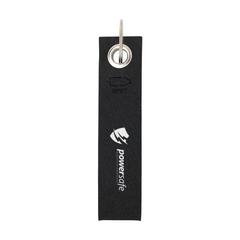 Vue RPET Felt Keyring porte-clés de couleur noir| Krokrodeal