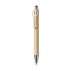 Vue Boston Bamboo stylo de couleur gris| Krokrodeal