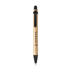 Vue Boston Bamboo stylo de couleur noir| Krokrodeal