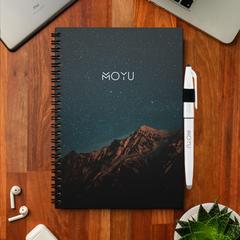 Vue MOYU Erasable Stone Paper Notebook Custom SoftCover de couleur -| Krokrodeal