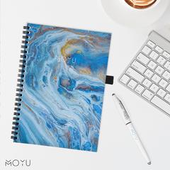 Vue MOYU Erasable Stone Paper Notebook Custom SoftCover de couleur -| Krokrodeal