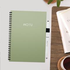 Vue MOYU Erasable Stone Paper Notebook Custom SoftCover de couleur -| Krokrodeal
