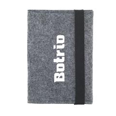 Vue Identify GRS RPET Felt porte pièce d'identité de couleur gris| Krokrodeal