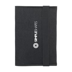 Vue Identify GRS RPET Felt porte pièce d'identité de couleur noir| Krokrodeal