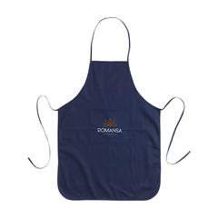 Vue Apron Recycled Cotton (170 g/m²) tablier de couleur bleu| Krokrodeal
