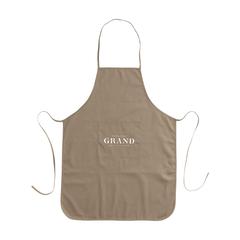Vue Apron Recycled Cotton (170 g/m²) tablier de couleur marron| Krokrodeal