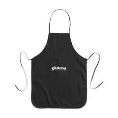 Vue Apron Recycled Cotton (170 g/m²) tablier de couleur noir| Krokrodeal