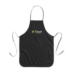 Vue Apron Recycled Cotton (170 g/m²) tablier de couleur noir| Krokrodeal