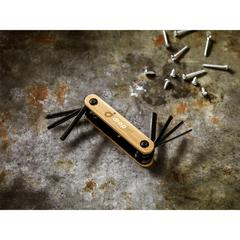Vue Bamboo Black Tool outil multifonction de couleur marron| Krokrodeal